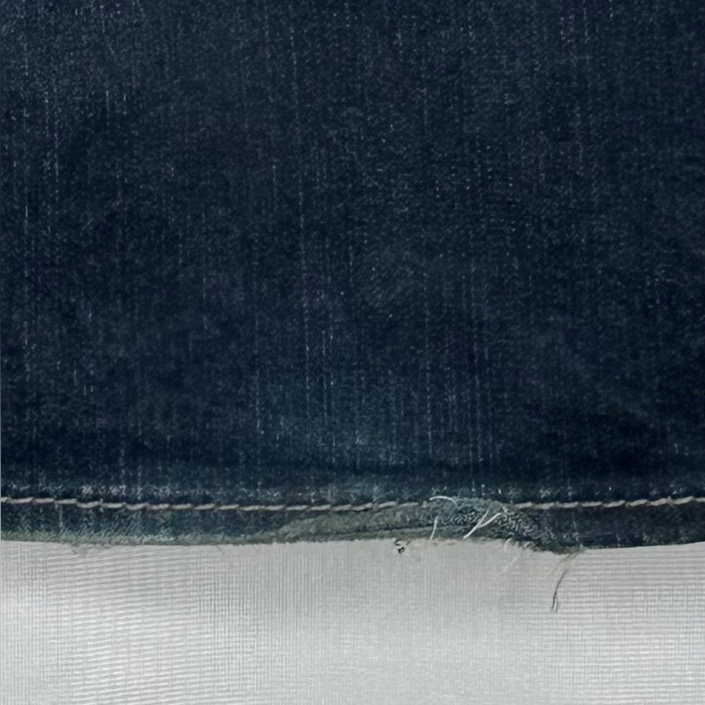 Silver Suki Jeans Dark Wash Mid Boot  Embellished Pockets Streetwear Y2K Sz 18 - Picture 7 of 8